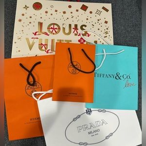 Lot of Designer shopping bags